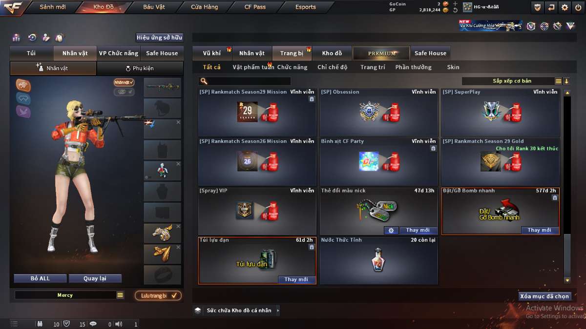 shop acc cf uy tin gia re